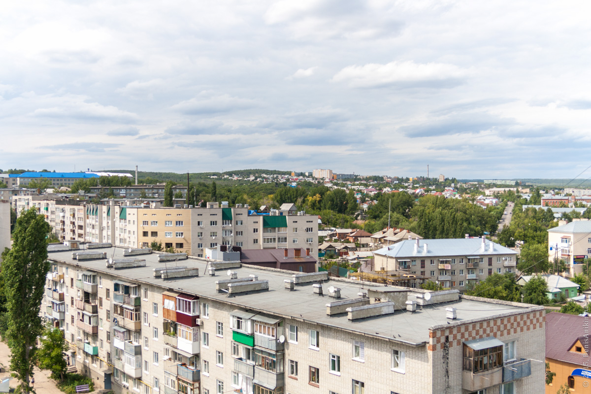 Вид на Вольск с крыши фото 2