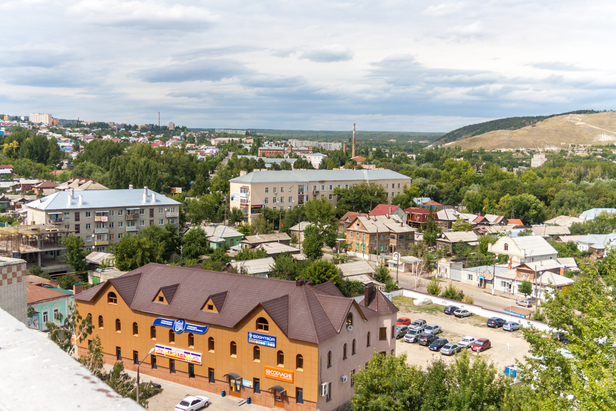 Вид на Вольск с крыши фото 3