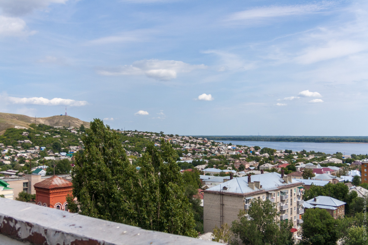 Вид на Вольск с крыши фото 7
