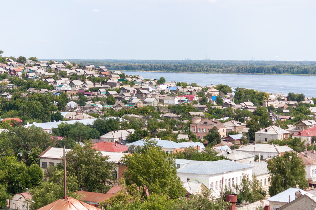 Вид на Вольск с крыши фото 8